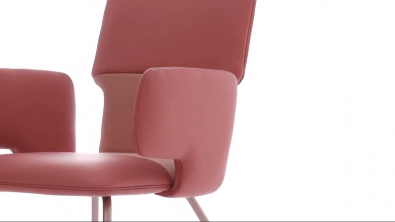 Montbel - Chair and small armchair with a strong, varied character. Twiggy, design Daniele Lo Scalzo Moscheri.